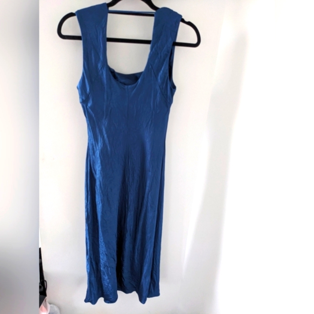 Dynamite Women's Blue Sheath Midi Cocktail Dress - Size US M